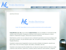 Tablet Screenshot of andeselec.com